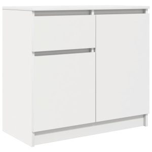Kredens Biały Materiał drewnopochodny vidaXL 569479 Kredens Biały Materiał drewnopochodny vidaXL 569479