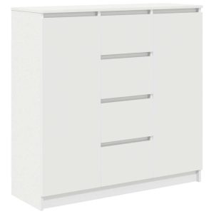 Kredens Biały Materiał drewnopochodny vidaXL 569482 Kredens Biały Materiał drewnopochodny vidaXL 569482