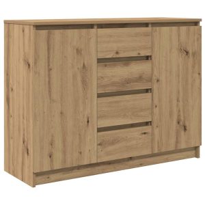 Kredens Brąz Materiał drewnopochodny vidaXL 569854 Kredens Brąz Materiał drewnopochodny vidaXL 569854