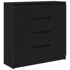 Kredens Czarny Materiał drewnopochodny vidaXL 569488 Kredens Czarny Materiał drewnopochodny vidaXL 569488