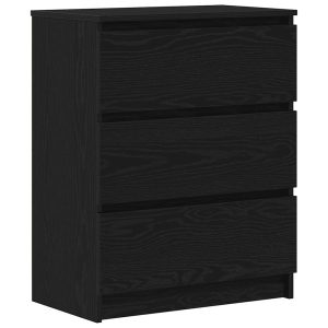 Kredens Czarny Materiał drewnopochodny vidaXL 569531 Kredens Czarny Materiał drewnopochodny vidaXL 569531