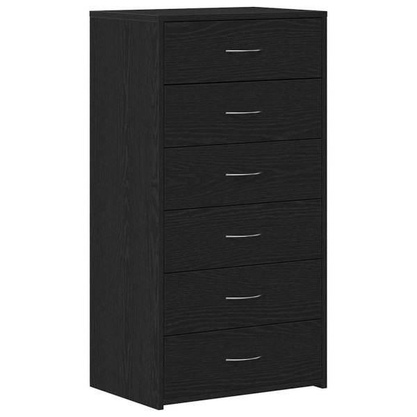 Kredens Czarny Materiał drewnopochodny vidaXL 569541