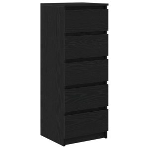 Kredens Czarny Materiał drewnopochodny vidaXL 569392 Kredens Czarny Materiał drewnopochodny vidaXL 569392