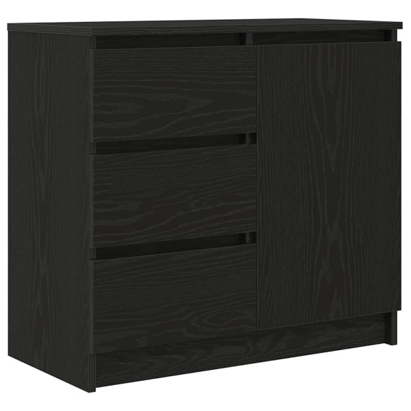 Kredens Czarny Materiał drewnopochodny vidaXL 569845