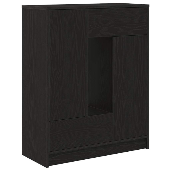 Kredens Czarny Materiał drewnopochodny vidaXL 569880