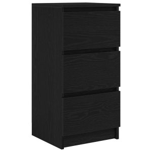 Kredens Czarny Materiał drewnopochodny vidaXL 569901 Kredens Czarny Materiał drewnopochodny vidaXL 569901
