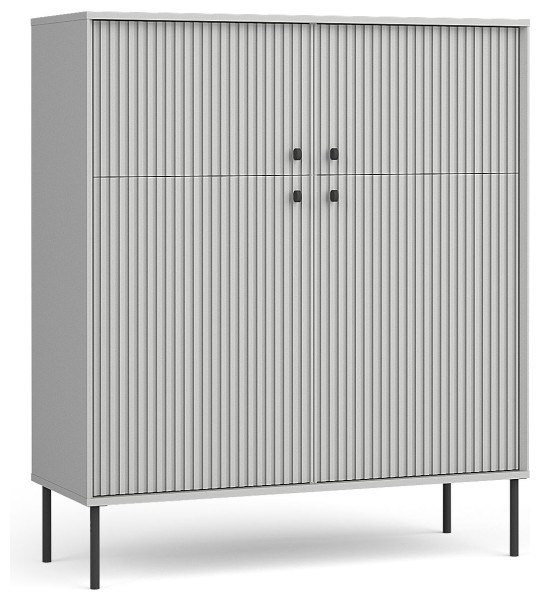 Kredens do salonu 105 cm IRYS szary 848068