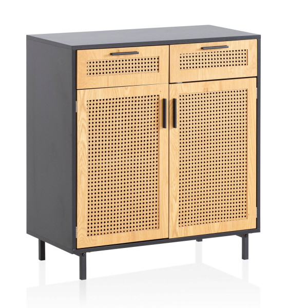 Kredens FineBuy kredens 80 cm czarna komoda z 223288