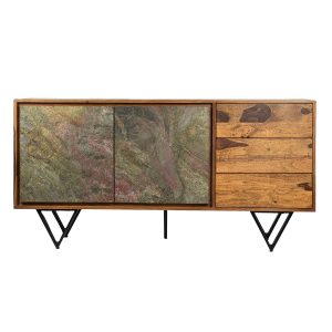 Kredens Sheesham Drewno Masywne 150x40x55 cm Komoda 2 Drzwi 3 Szuflady 770127 Kredens Sheesham Drewno Masywne 150x40x55 cm Komoda 2 Drzwi 3 Szuflady 770127