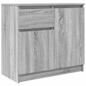 Kredens Szary Materiał drewnopochodny vidaXL 569501 Kredens Szary Materiał drewnopochodny vidaXL 569501