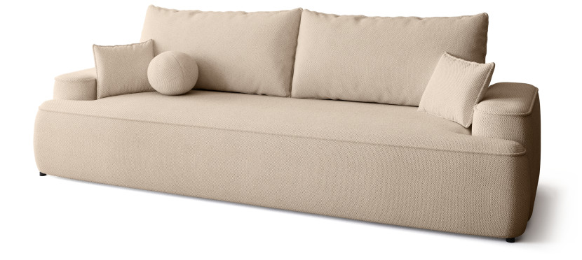 Kremowa sofa z funkcją spania CARMELLO 701860