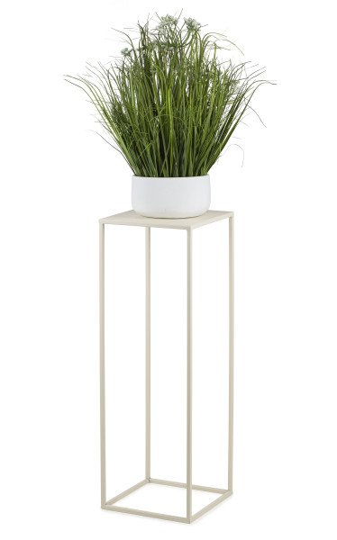 Kremowy kwietnik stojak na kwiaty 70 cm 303216