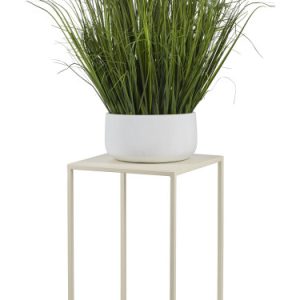 Kremowy stabilny kwietnik stojący 40 cm 303221 Kremowy stabilny kwietnik stojący 40 cm 303221