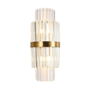 Kryształowy Kinkiet MONTE CARLO złoty Gold V11607 143617