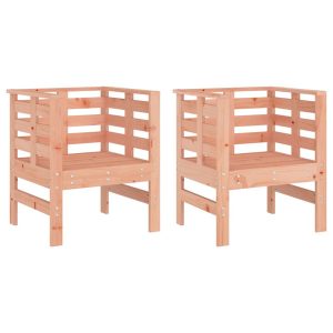 Krzesła ogrodowe, 2 szt., 61,5x53x71 cm, drewno daglezjowe 648434 Krzesła ogrodowe, 2 szt., 61,5x53x71 cm, drewno daglezjowe 648434