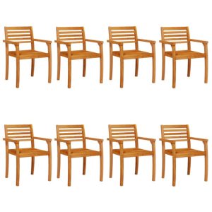 Krzesła ogrodowe, 8 szt., 59x55x85 cm, lite drewno akacjowe 669018 Krzesła ogrodowe, 8 szt., 59x55x85 cm, lite drewno akacjowe 669018