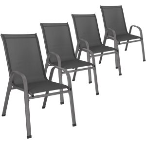Krzesła tarasowe 4 szt. metalowe wys. 92 cm na ogrodowe balkonowe 945557 Krzesła tarasowe 4 szt. metalowe wys. 92 cm na ogrodowe balkonowe 945557