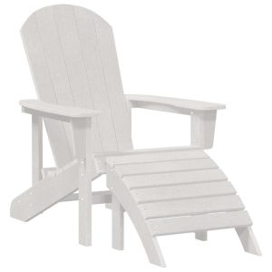 Krzesło Adirondack Biały 82 x 74 x 92 cm HDPE 936312 Krzesło Adirondack Biały 82 x 74 x 92 cm HDPE 936312