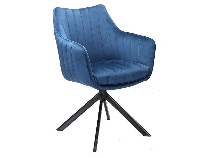Krzesło AZALIA VELVET granatowe 855259