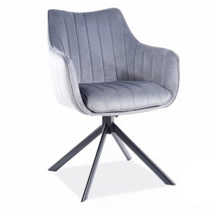 Krzesło AZALIA VELVET szare 855226 Krzesło AZALIA VELVET szare 855226