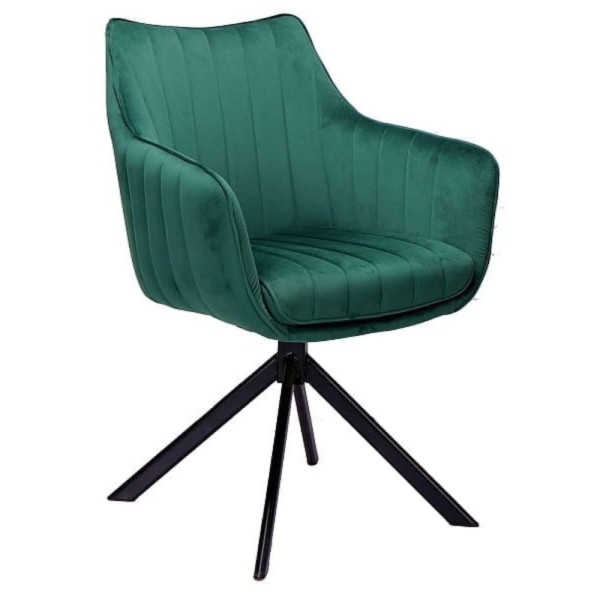 Krzesło AZALIA VELVET zielone 924467