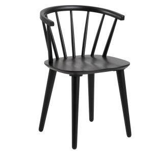 Krzesło Baltic drewniane, kolor czarny 763593 Krzesło Baltic drewniane, kolor czarny 763593
