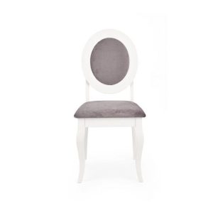 Krzesło BAROCK białe/szare 840052 Krzesło BAROCK białe/szare 840052