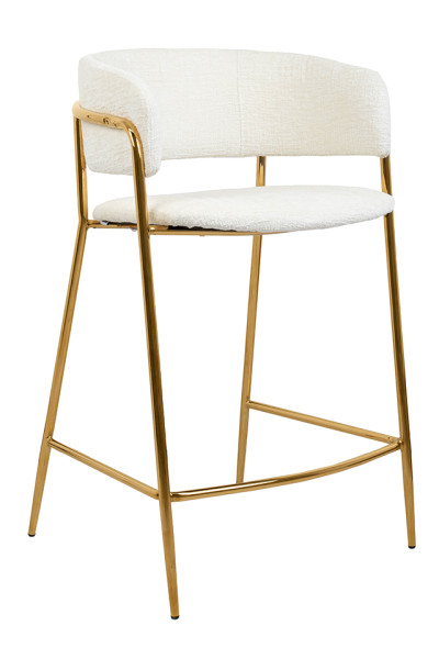 Krzesło barowe DELTA 65 białe 480404