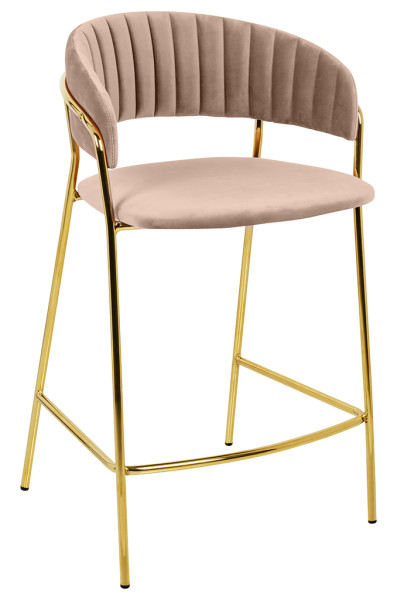 Krzesło barowe MARGO 65 khaki / beżowe 158539