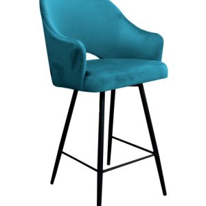 Krzesło barowe Velvet czarna p 120405 Krzesło barowe Velvet czarna p 120405