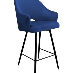Krzesło barowe Velvet czarna p 120503 Krzesło barowe Velvet czarna p 120503