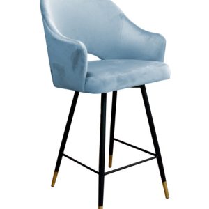 Krzesło barowe Velvet czarna p 120549 Krzesło barowe Velvet czarna p 120549