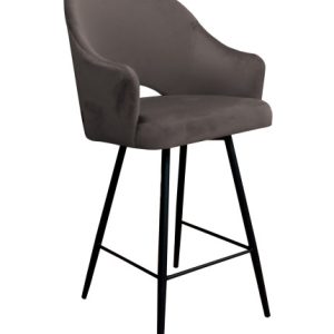 Krzesło barowe Velvet czarna p 120552 Krzesło barowe Velvet czarna p 120552