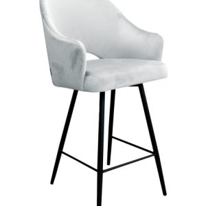 Krzesło barowe Velvet czarna p 120553 Krzesło barowe Velvet czarna p 120553