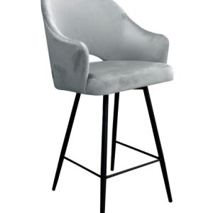 Krzesło barowe Velvet czarna p 120555 Krzesło barowe Velvet czarna p 120555