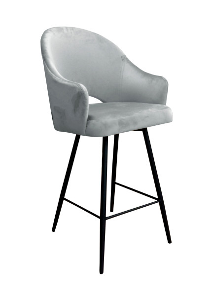 Krzesło barowe Velvet czarna p 120555