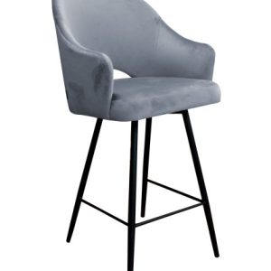 Krzesło barowe Velvet czarna p 120403 Krzesło barowe Velvet czarna p 120403