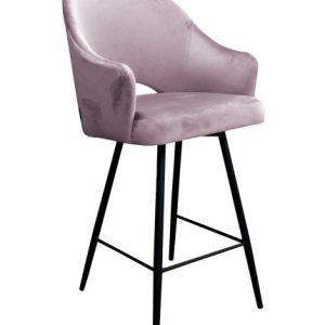 Krzesło barowe Velvet czarna p 120456 Krzesło barowe Velvet czarna p 120456