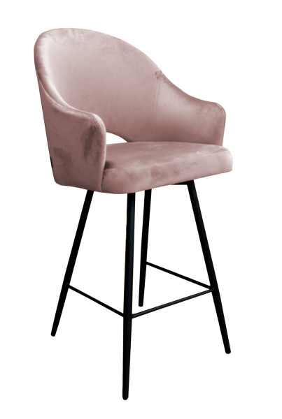 Krzesło barowe Velvet czarna p 120457
