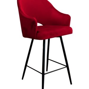 Krzesło barowe Velvet czarna p 120460 Krzesło barowe Velvet czarna p 120460
