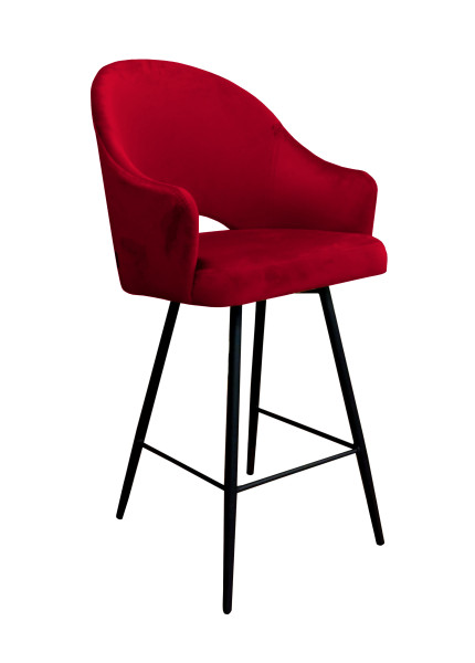 Krzesło barowe Velvet czarna p 120460