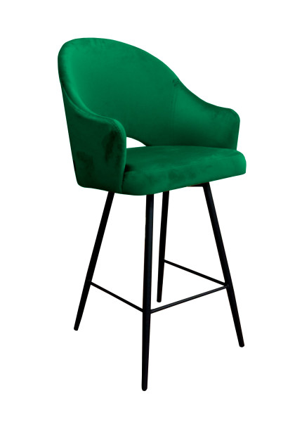 Krzesło barowe Velvet czarna p 120465