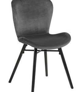 Krzesło Batilda VIC Dark grey tapicerowane 70115 Krzesło Batilda VIC Dark grey tapicerowane 70115