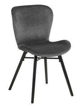 Krzesło Batilda VIC Dark grey tapicerowane 70115