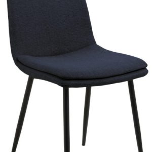 KRZESŁO Becca granatowe STALOWE NOGI poduszka na siedzisku 536620 KRZESŁO Becca granatowe STALOWE NOGI poduszka na siedzisku 536620