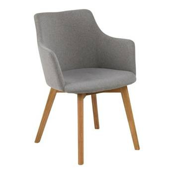 Krzesło Bella Light Grey tapicerowane 89178