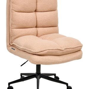 Krzesło biurowe ADDISON Boucle Brzoskwiniowy 735884