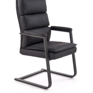 Krzesło biurowe ADRIANO SKID czarne 868510