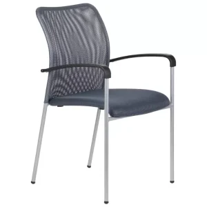 Krzesło biurowe HN-7501 szare/aluminium 640084 Krzesło biurowe HN-7501 szare/aluminium 640084