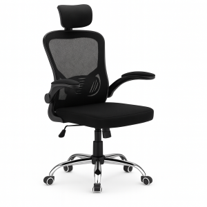 Krzesło biurowe regulowany obrotowy fotel biurowy ergonomiczny KB110 czarny 803370 Krzesło biurowe regulowany obrotowy fotel biurowy ergonomiczny KB110 czarny 803370